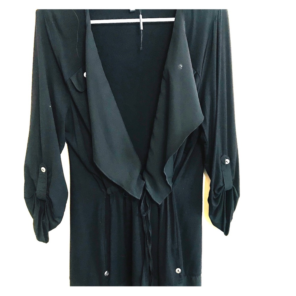 Black Tie Blouse